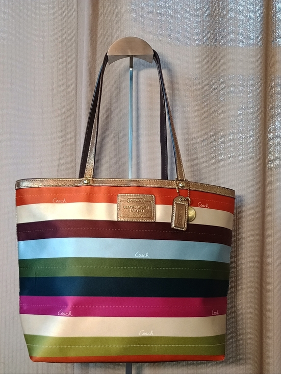 Coach Handbags - Coach Legacy Stripe Tote